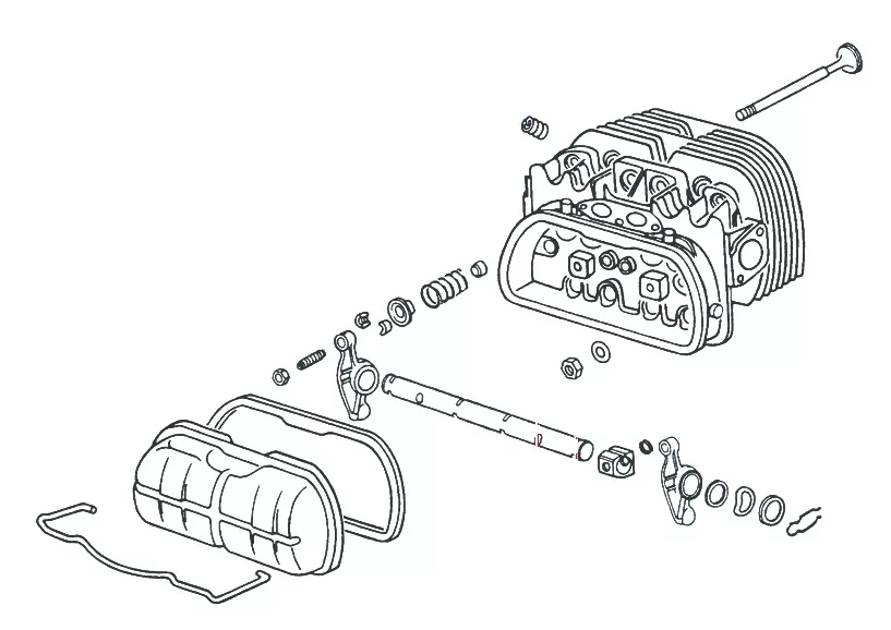 Zylinderkopf VW Käfer Bauteile