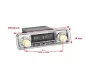 Preview: Autoradio Blende Armaturenbrett - viele VW Fahrzeuge u.a. - 111 857 233 B - Retrosound