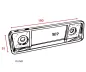 Preview: Autoradio Blende Armaturenbrett - viele VW Fahrzeuge u.a. - 111 857 233 B - Retrosound