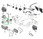 Preview: Blinkerglas Dichtring vorne - 356 A T2 - 356 C - 644 631 413 01