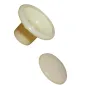 Preview: Mantelhaken PVC Wolkenweiss - Bus T1 - Bus T2 - 8/63-7/79 - 221 857 629A