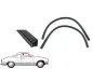 Preview: Türscheibendichtungen - Karmann Ghia 08/67-07/71 (Paar)