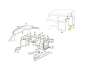 Preview: Verkleidung Clip Metall - Bus T1 - Bus T2 - 211 867 615A