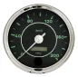 Preview: VDO Tachometer - im 356er Style mit KM-Skala - moderne Elektronik im alten Stil