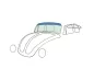 Preview: Windschutzscheibe für VW Käfer 1303 Cabrio
