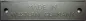 Preview: Schild - 'Made in Western Germany' - 15 x 60mm - Aluminium - NLA 723 012 00