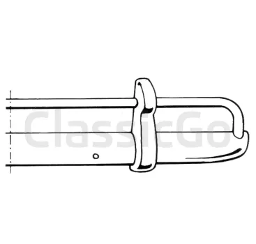Bügelstoßstange rund vorn VW Käfer