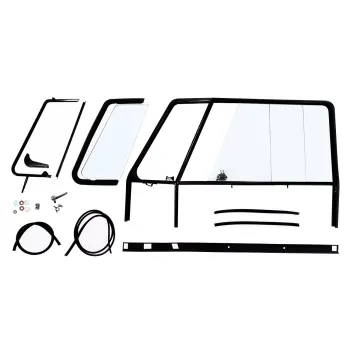 Türscheiben mit Rahmen passend für den VW Bus T1