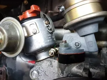 Einbauposition unterhalb der Pumpe