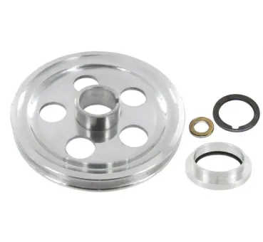 Rückseite der Riemenscheibe