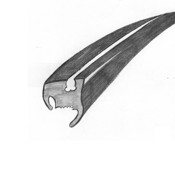 Scheibengummisatz 'Standard' - passend für Käfer 08/57-07/64