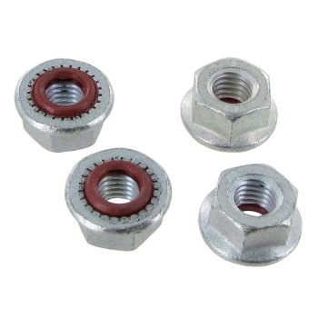 Ölpumpe Deckel Dichtmutter M8 - 4 Stück - Käfer u.a. - m. O-Ring - 111 115 161