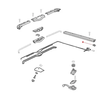 Schiebedach Halter Seitenleisten - Käfer - Bus T2 - Typ3 - 313 877 359