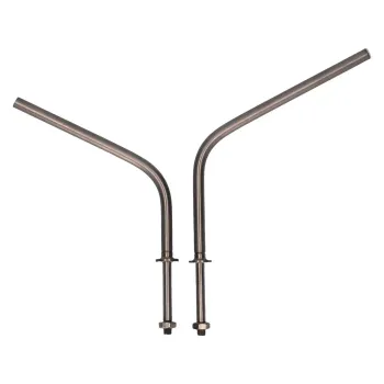 Spiegel Halter - Edelstahl - Bus T1 - 211 857 527 - 211 857 528