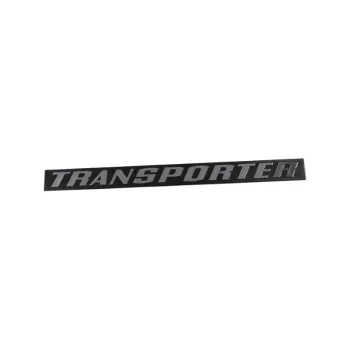 Emblem 'Transporter' für die Heckklappe vom VW Bus T3