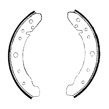 Bremsbacken hinten 230x30 - Käfer u.a. - 08/57-07/64 - 113 609 537B