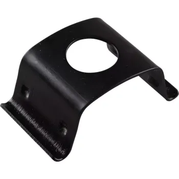 Diese Klammer hält den Bremsschlauch an der Verbindung zur starren Bremsleitung