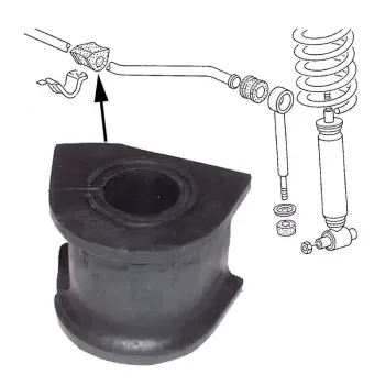Stabilisator - Gummi innen Ø21mm - Bus T3 ab 07/84 - 251 411 041C