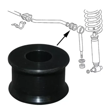 Stabilisator Pendelstütze Gummi Ø19mm - Bus T3 - 5/86-7/92 - 251 411 045B