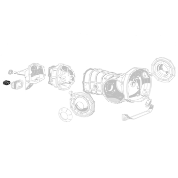 Gummibuchse f. Metalllager vorn - Käfer KG - bis 07/65 - 311 301 343