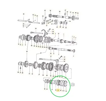 Ersatzteilkatalog VW Doppelkegelrollenlager Triebling - FAG/INA - Käfer Bus u.a. - 091 311 219