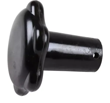 Heizdrehknopf schwarz