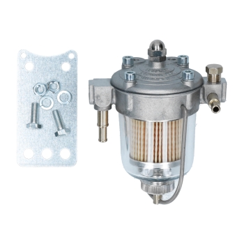Regler für Benzindruck mit Filter (6/8mm) - für Käfer, Karmann, Bus u.a. - 'Filter King' 