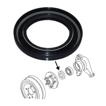 Dichtring Simmering Radlager hinten