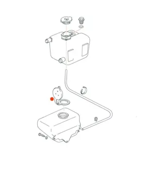 Kühlflüssigkeitbehälter Deckel - Bus T3D bis 7/82 - 1K0 955 455 - 357 955 455