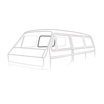 Schiebetür Scheibedichtung 'Deluxe' - Bus 08/84-08/92 (Kunststoff Zierrahmen)