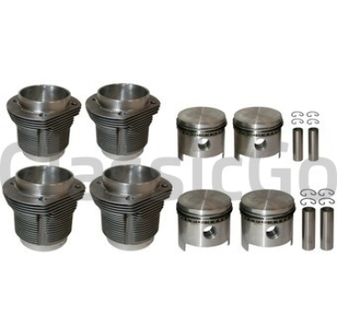 Zylinder u. Kolbensatz - 2110cc - geschmiedet MAHLE - 90,5x82mm - 98/96,00mm