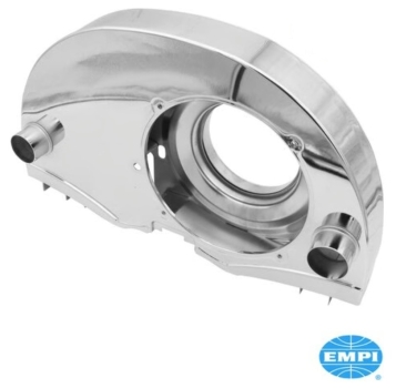 Kühlgebläsegehäuse Chrom m. Heizöffnung - EMPI - 36 PS Style - VW Typ1-Motor