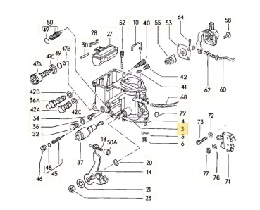 Dichtung Vergaser 34 PICT Ansaugrohr - Käfer Bus u.a. - 113 129 707 A Dichtung Vergaser 34 PICT Ansaugrohr - Käfer Bus u.a. - 113 129 707 A