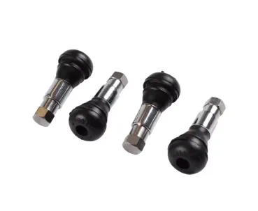 Satz Gummiventile mit Chromhülse und -kappe