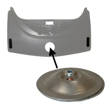 Deckel Drehstab / Frontblech u.a. - Käfer Typ 3 u.a. - 311 821 335A - 111 805 673