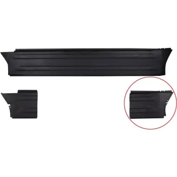 Türschweller V R - Vorderteil Aussen - Reparatur-Blech - Typ 181 - 181 809 152