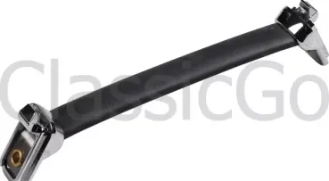 Türschlaufe schwarz mit Chromenden
