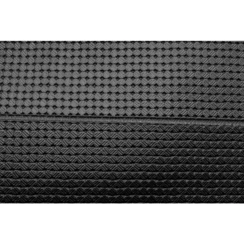 Sitzbezüge Satz Schwarz - Korbgeflecht - Käfer Limousine - 8/72-7/73