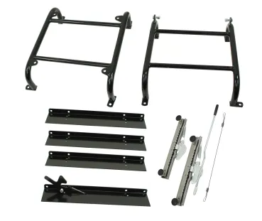 Sitz Montagesatz mit Schienen und Kippfunktion - 15cm Höherlegung der beiden Vordersitze