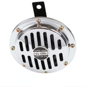 Hupe 6 Volt - Bosch Style - Chrom - für Käfer, Karmann u.a. - 111 951 111H