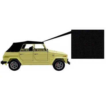 Cabrioverdeck - Typ181 Schwarz vinyl