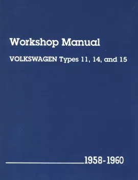 Bentley Buch - Reparaturanleitung technisch Typ 11/14/15 - 1958-60 (Englisch)