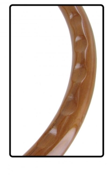 Holzlenkrad Classic 380mm - für Käfer u.a. - Polierte Chromspeichen