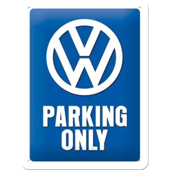 VW Blechschild