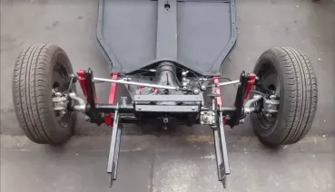 Stoßfängerhalter vorn Adapter - 356 Speedster Replika - Satz 2 Stück - schwarz