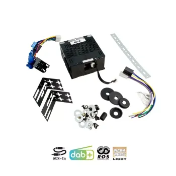 Autoradio - Motor-1-DAB - Design 'GRAND PRIX' - DAB+ RDS Aux