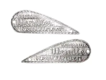 Plakette "Wendler Karosserie" passend für den Porsche 550 Spyder