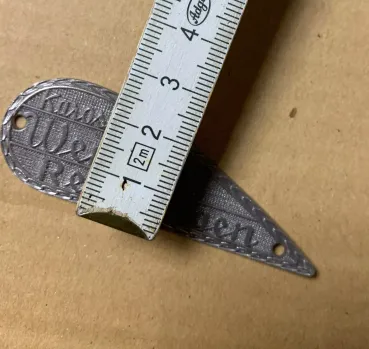 Plakette "Wendler Karosserie" passend für den Porsche 550 Spyder