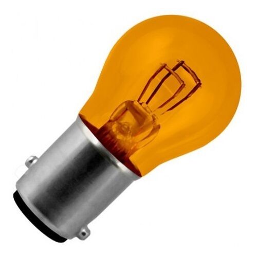 Glühbirne Orange - 12V 21/5W mit Sockel BAY15d - USA