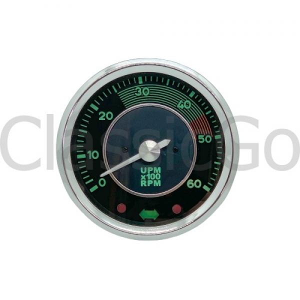 Voltmeter VDO 12V - Ø52mm - für 356 Speedster Replika